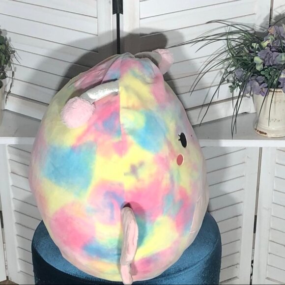 Squishmallows Wren Butterfly Pillow Plush Stuffed Toy Rainbow Tie-Dye Multicolor - Picture 12 of 15